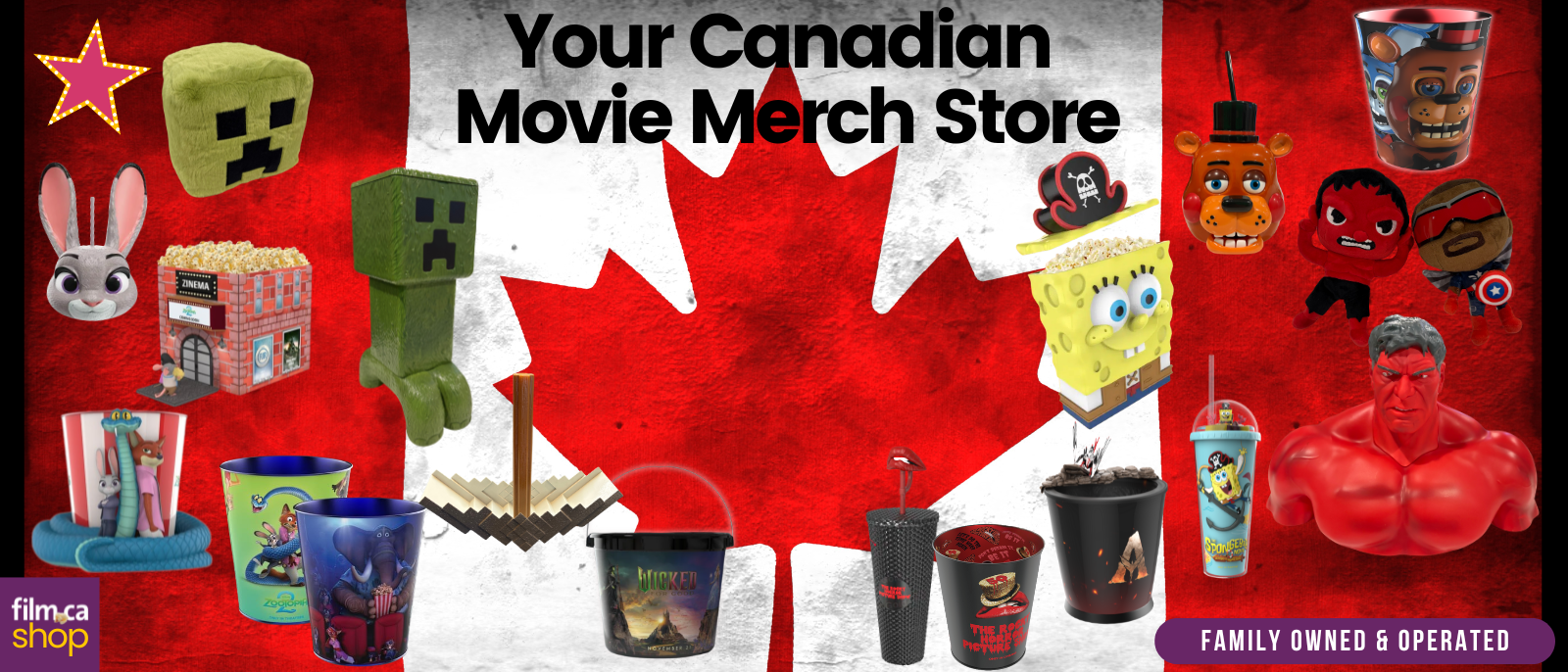 Small Canadian Family-Owned Movie Merch Store | Film.Ca Shop