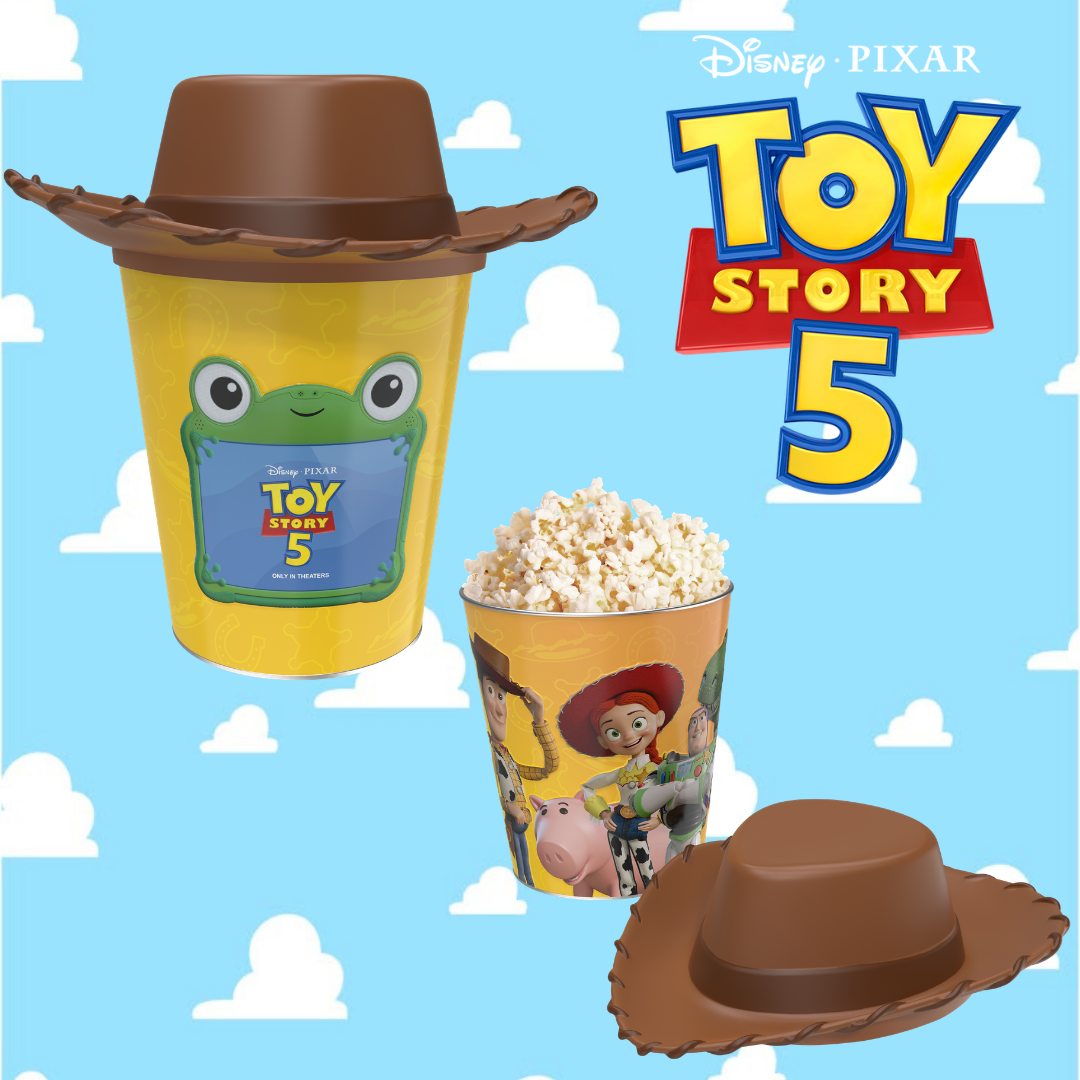 Toy Story 5 130oz Woody Hat Popcorn Bucket