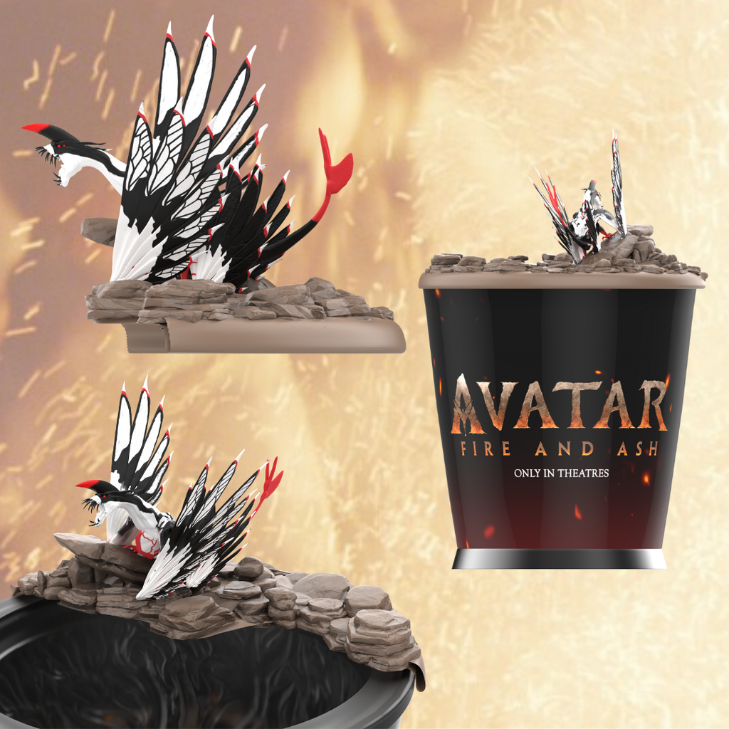 COMING SOON - Avatar: Fire and Ash Banshee LED Popcorn Bucket
