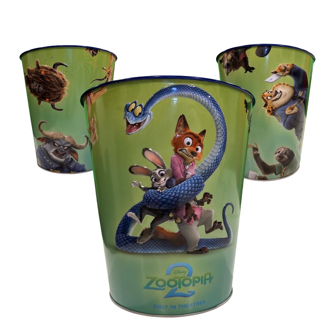 Zootopia 2 - Popcorn Metal Tin