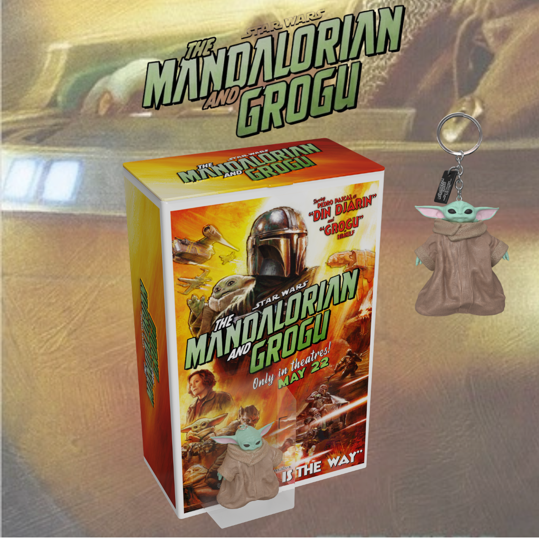 Mandalorian & Grogu Popcorn Tin with Keychain