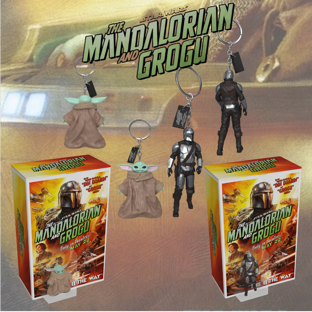Mandalorian & Grogu Popcorn Tin with Keychain