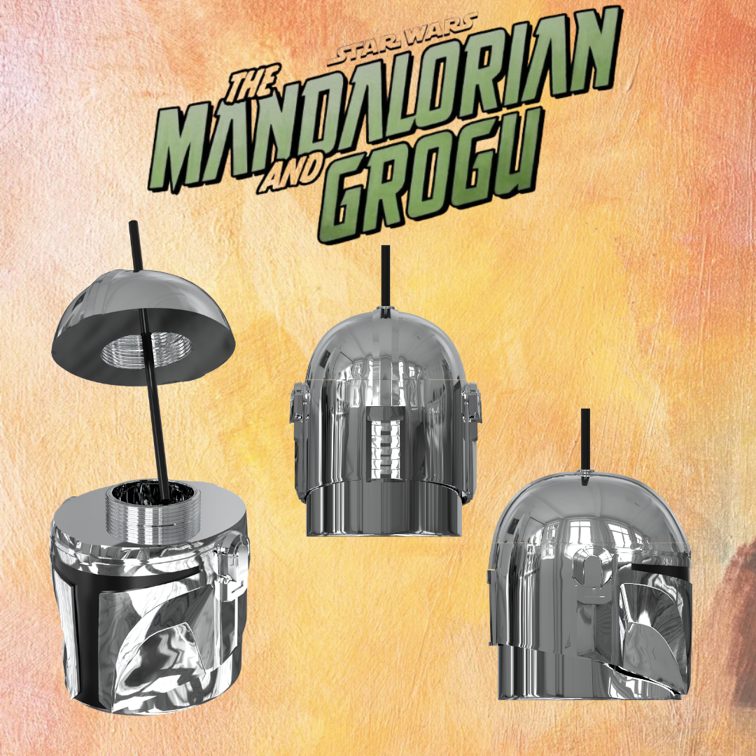 Mandalorian Helmet 32oz 3D Bottle