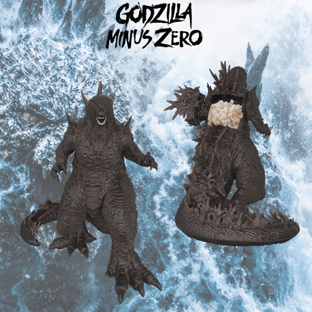 Godzilla Minus Zero Giant 3D Molded Popcorn Bucket