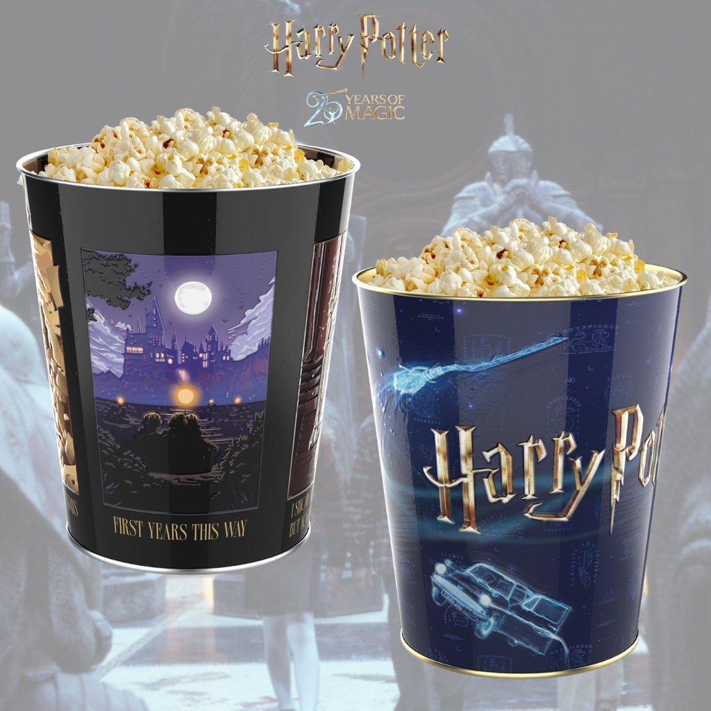Harry Potter 25th Anniversary Metal Popcorn Bucket