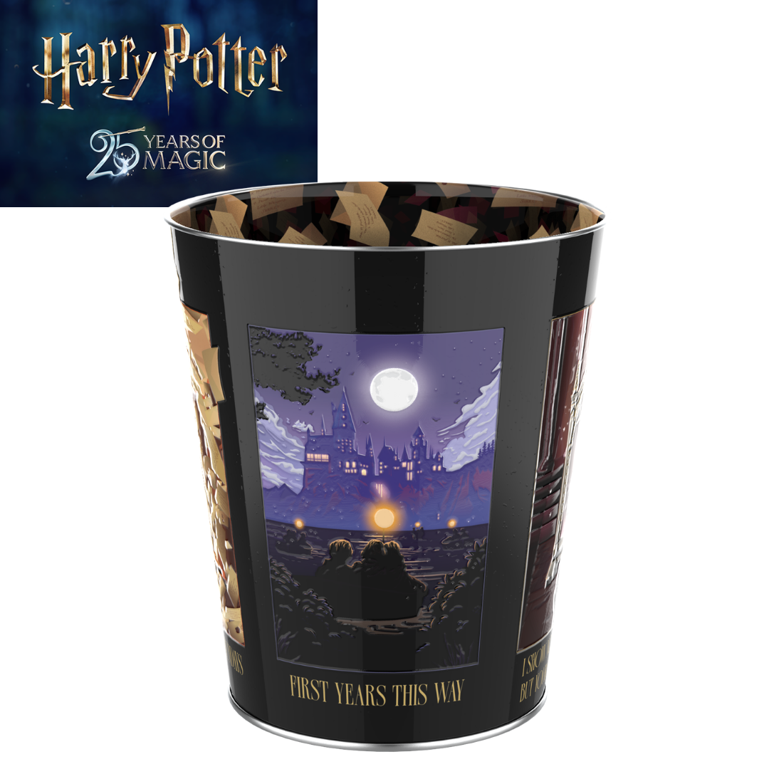 Harry Potter 25th Anniversary Metal Popcorn Bucket