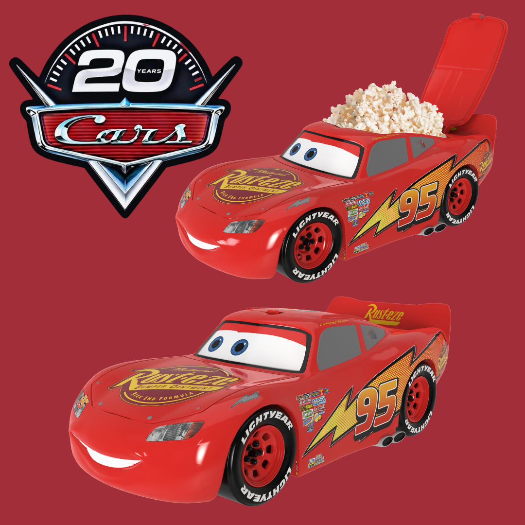 Cars 20th Anniversary Lightning McQueen Popcorn Bucket