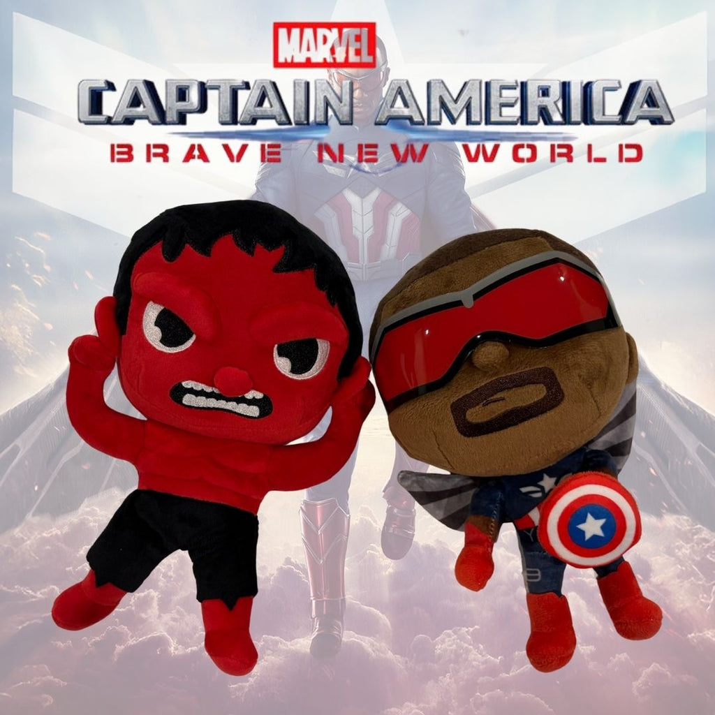 Captain America Brave New World: Captain & Red Hulk Plush