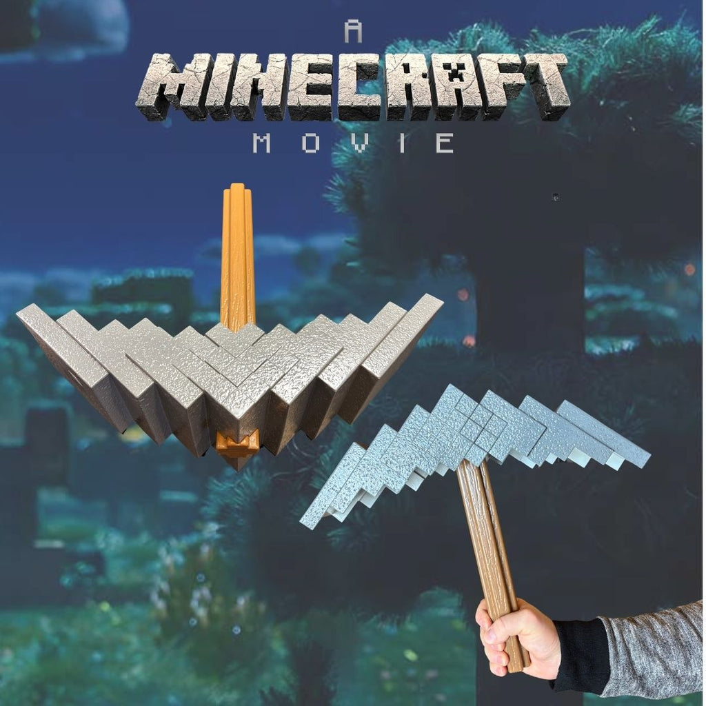 A Minecraft Movie: Pickaxe Popcorn Buckets