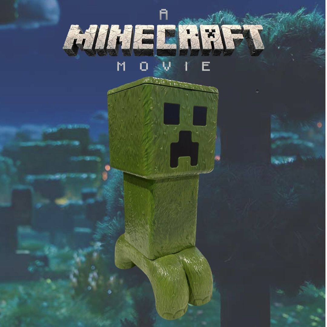 A Minecraft Movie: Creeper Popcorn Container