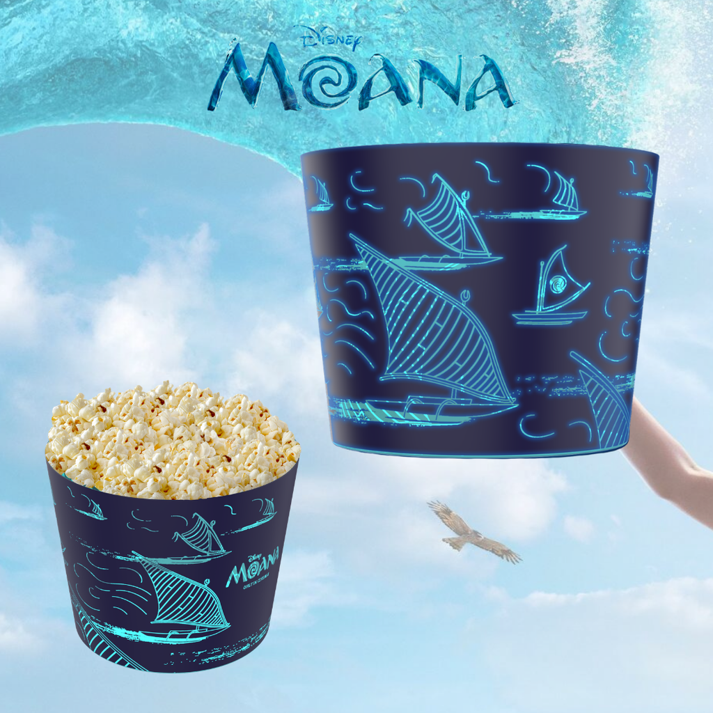Moana 130oz Outrigger LED Popcorn Bucket