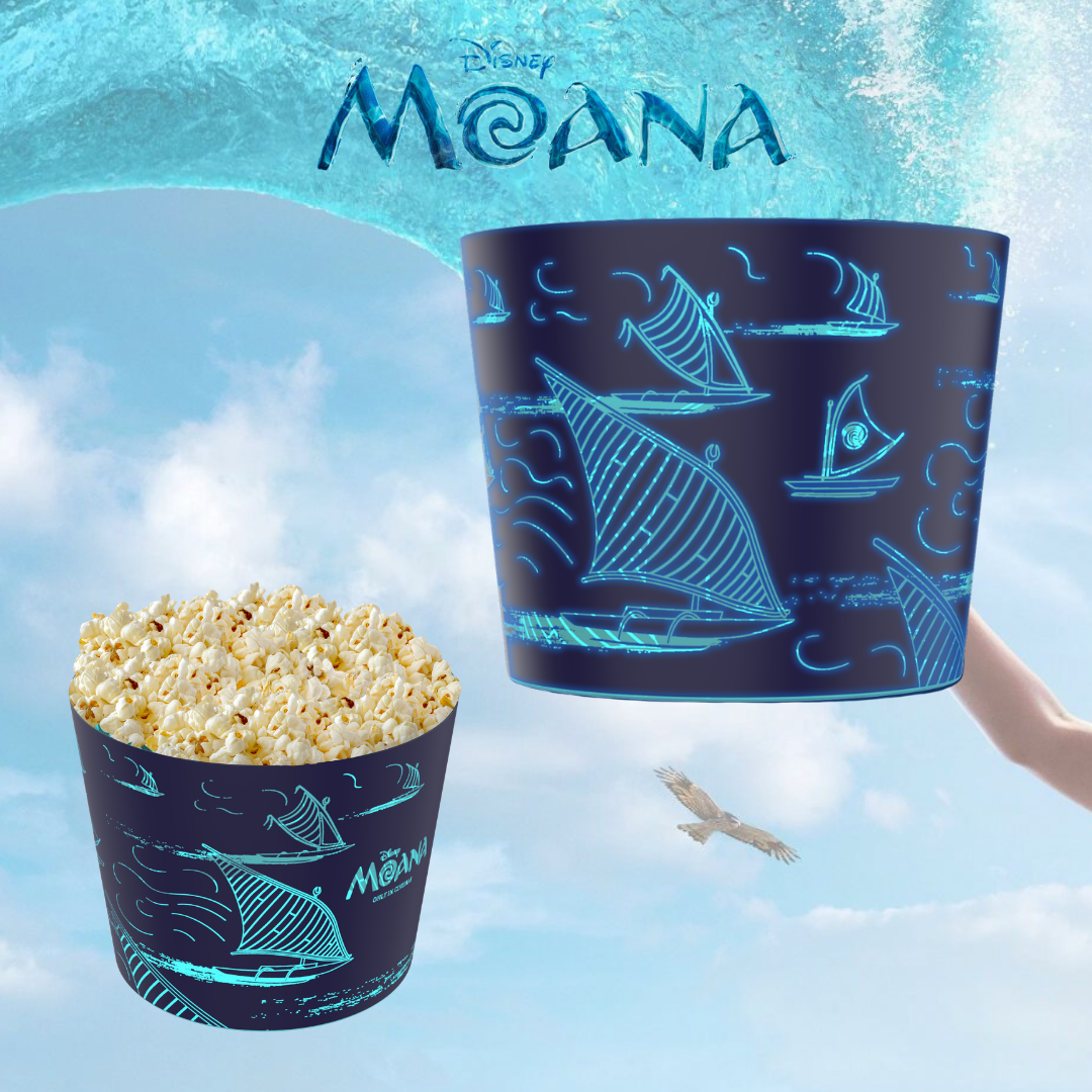Moana 130oz Outrigger LED Popcorn Bucket