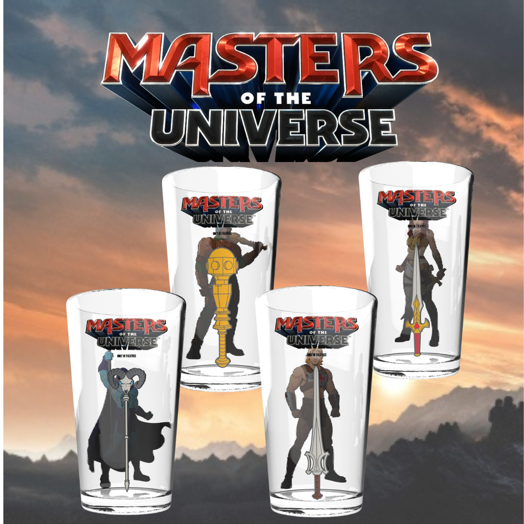 Masters of the Universe Character Pint Glass Set