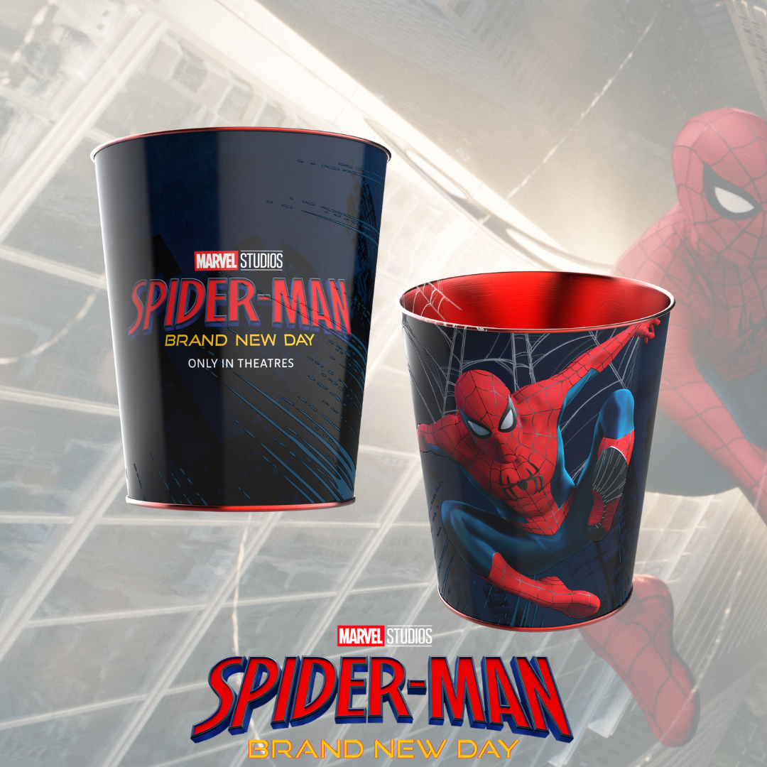 Spider-Man Brand New Day - Popcorn Bucket with 3 topper figures