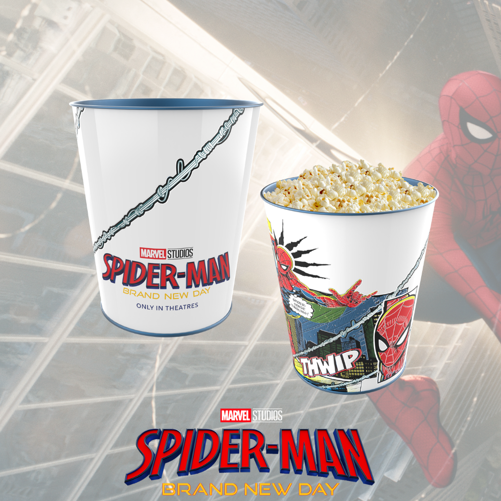 Spider-Man Brand New Day - Popcorn Bucket with 3 topper figures