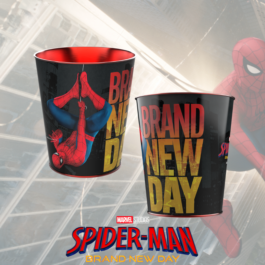 Spider-Man Brand New Day - Popcorn Bucket with 3 topper figures