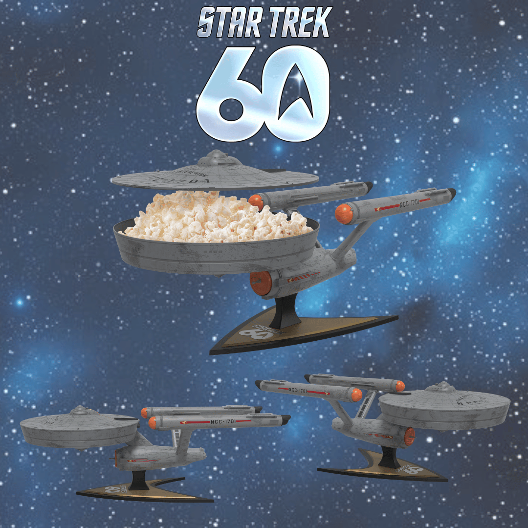 Star Trek: 60th Anniversary Enterprise Popcorn Bucket