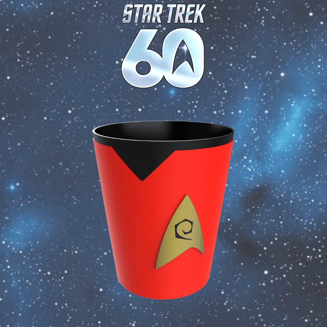 Star Trek 60th Anniversary Enterprise Uniform Popcorn Buckets