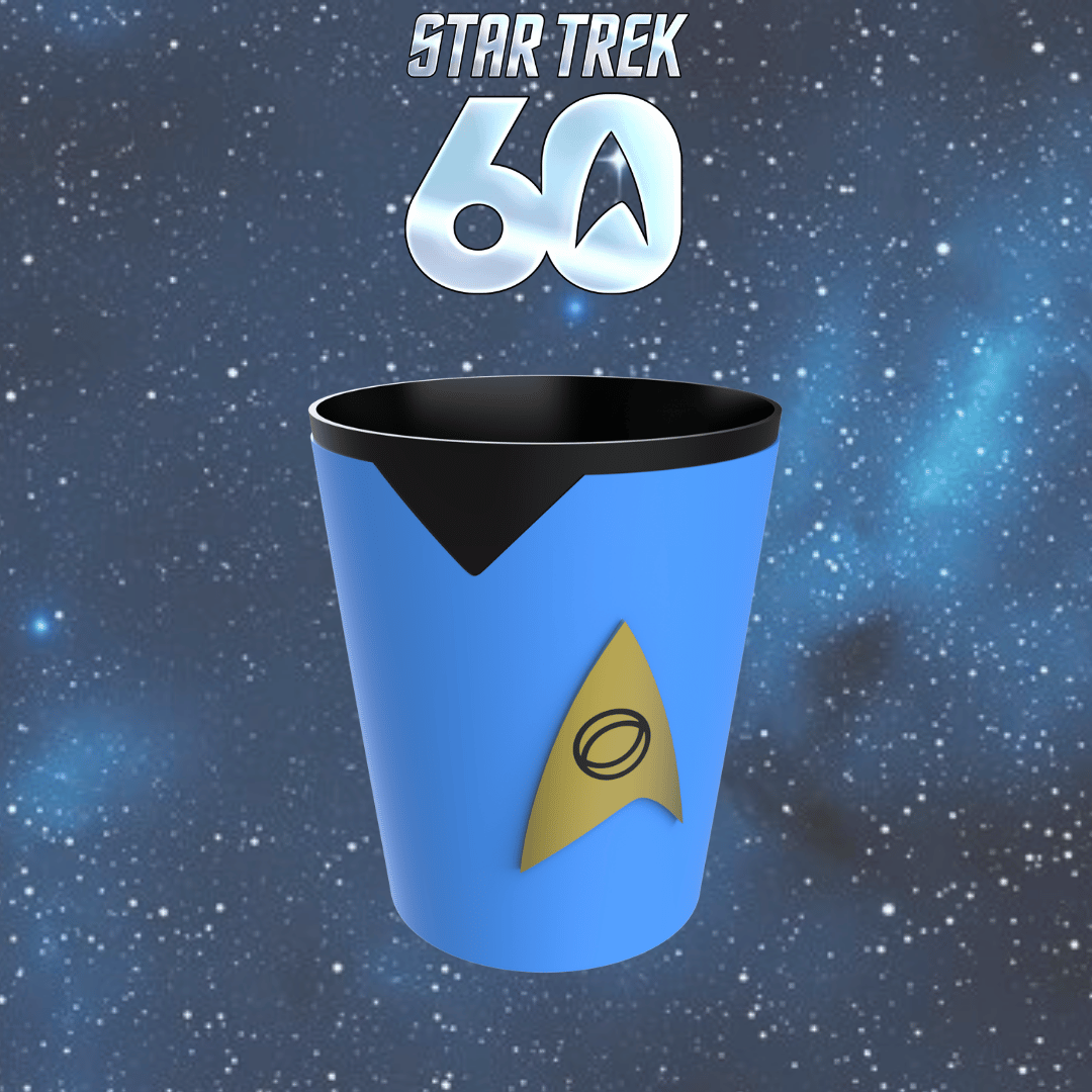 Star Trek 60th Anniversary Enterprise Uniform Popcorn Buckets