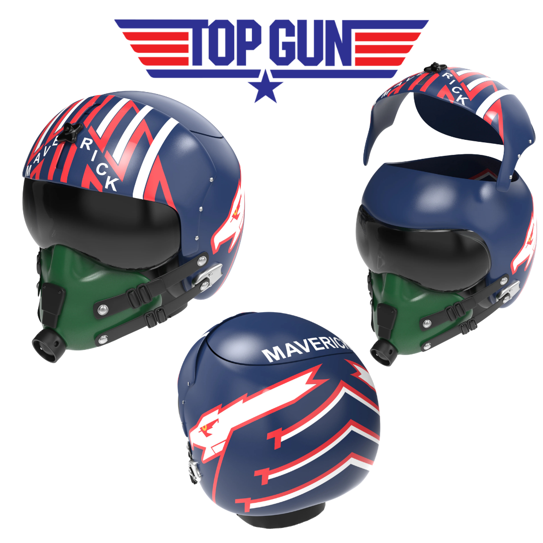Top Gun 40th Anniversary 130oz Maverick or Goose Helmet Popcorn