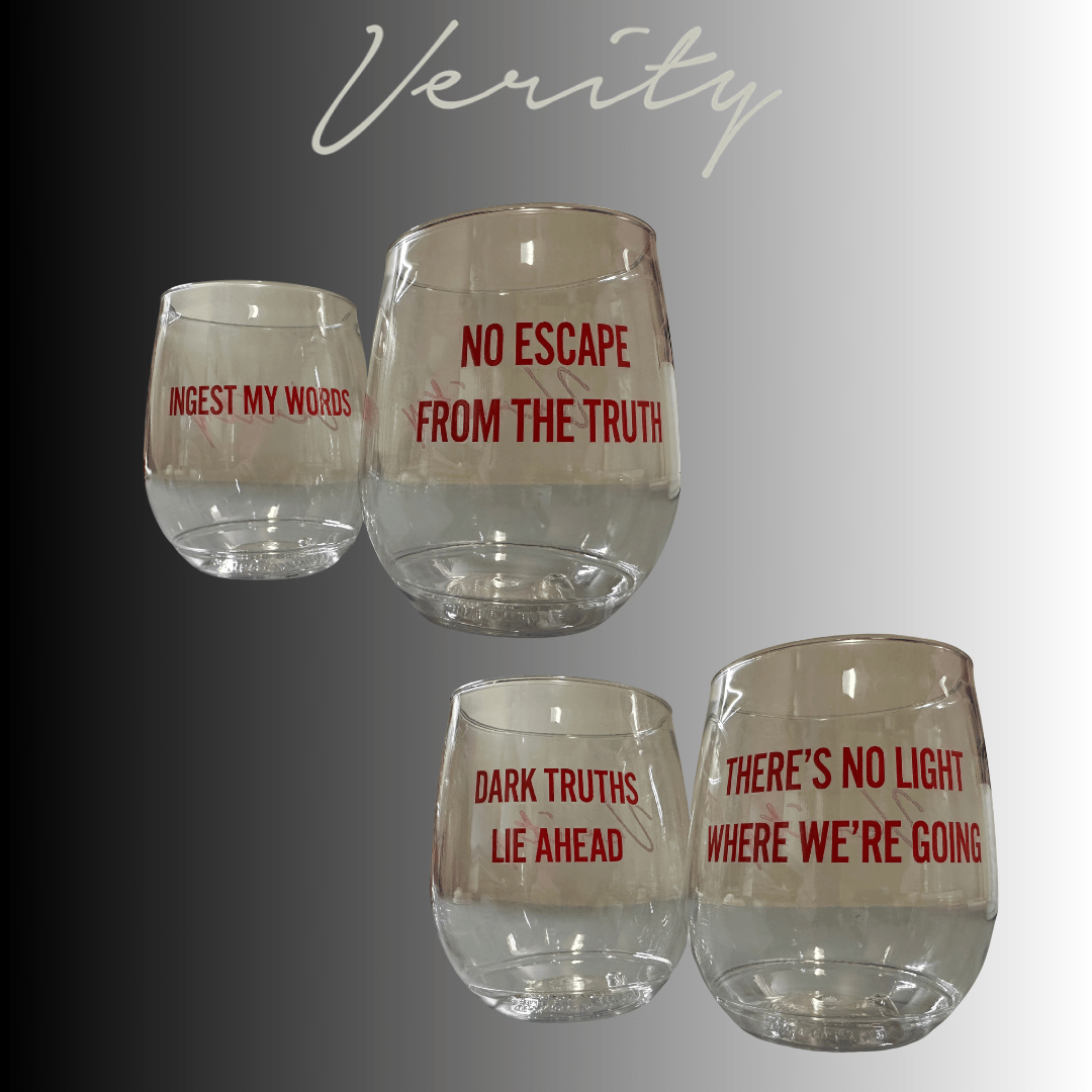 Verity Movie 14oz Wine Cups – Set of 4