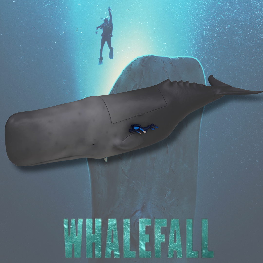 Whalefall Whale with Diver Popcorn Bucket
