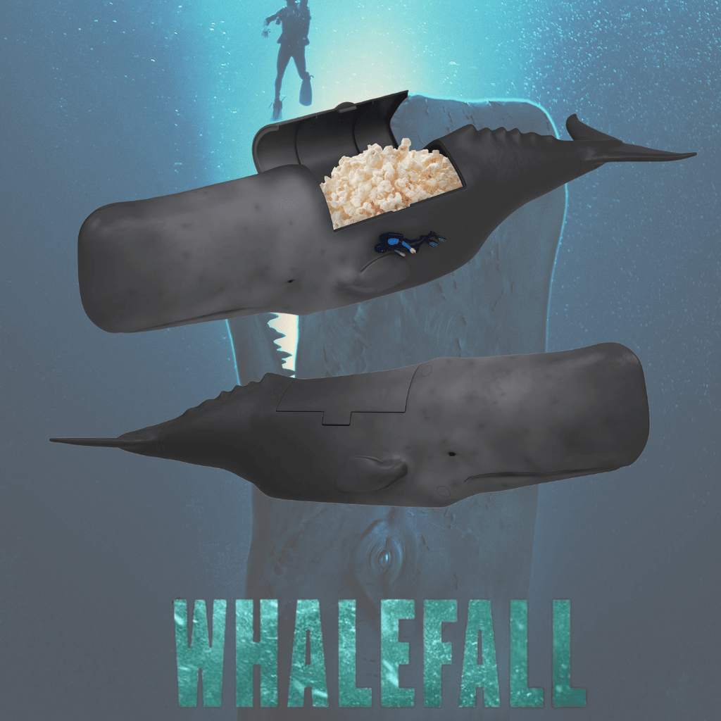 Whalefall Whale with Diver Popcorn Bucket
