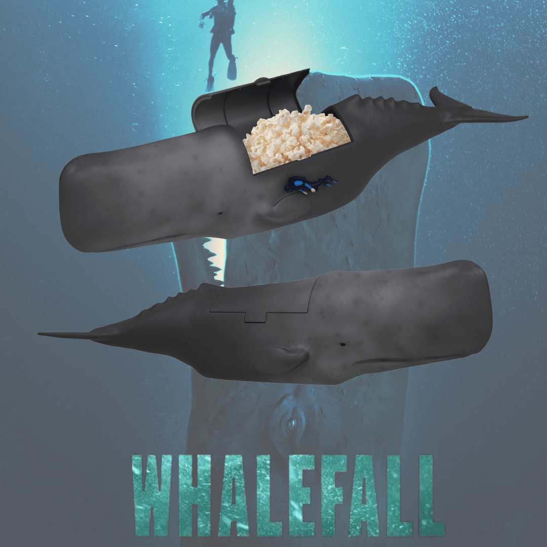 Whalefall Whale with Diver Popcorn Bucket
