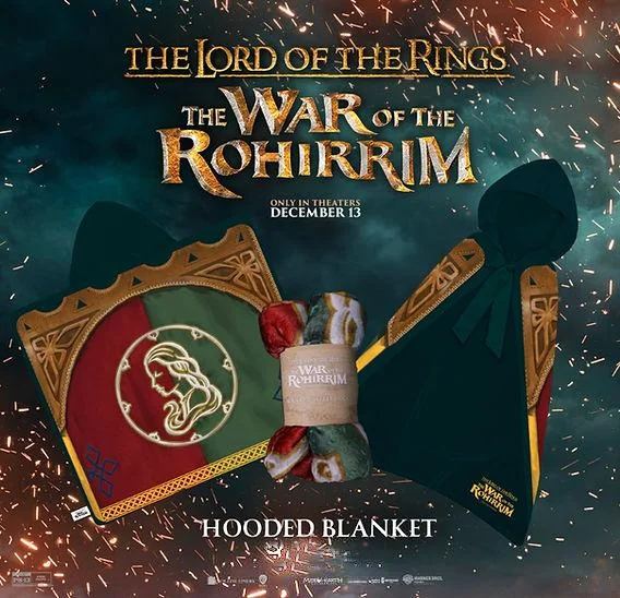 The Lord of the Rings: The War of the Rohirrim – Exclusive Hooded Blanket